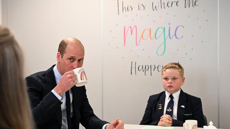 Nach Einladung per Brief: Prinz William besucht Schulprojekt Prinz William besucht die St. Michael’s Church of England High School.