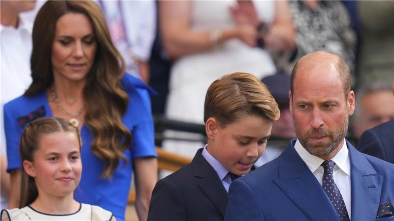 Prinz William und Prinzessin Kate verfolgen das Finale mit ihren Kindern George und Charlotte aus der Royal Box.