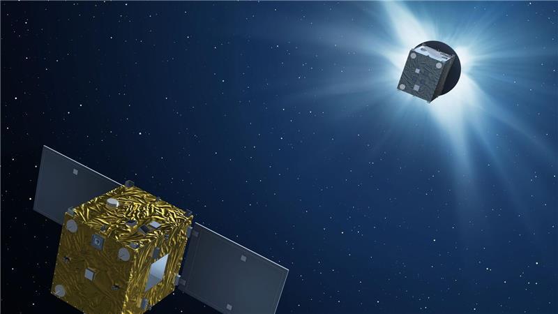 „Proba-3“ startete im Dezember 2024 und soll zwei Jahre im Einsatz sein.