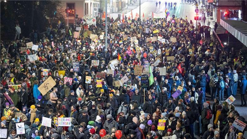 Protest gegen Gründungsversammlung der neuen AfD-Jugendorganisation
