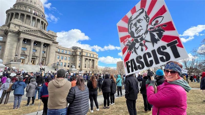 Protest in Idaho: Demonstration egen Trump vor dem Statehouse