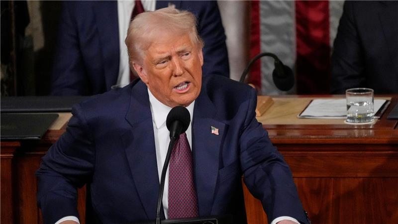 EU verschiebt Vergeltung für neue US-Zölle Provoziert er einen Handelskrieg? Donald Trump geht mit neuen Zöllen auf Konfrontationskurs mit der EU. (Archivbild)