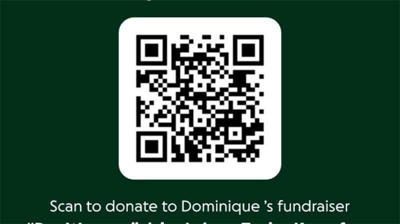 Nach schwerer Verletzung bei Hunderettung: Auf dem Weg zurück ins alte Leben? QR-Code zur GoFundMe-Kampagne von Tanja Eweleit.