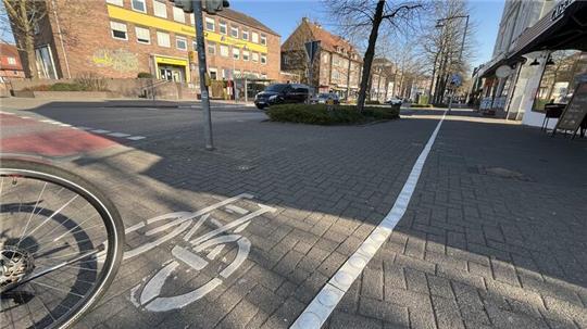 Radwege soll es in der Bahnhofstraße nicht mehr geben.