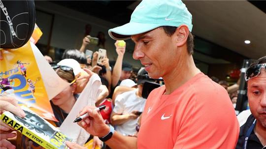 Rafael Nadal freut sich auf sein Comeback in Brisbane.