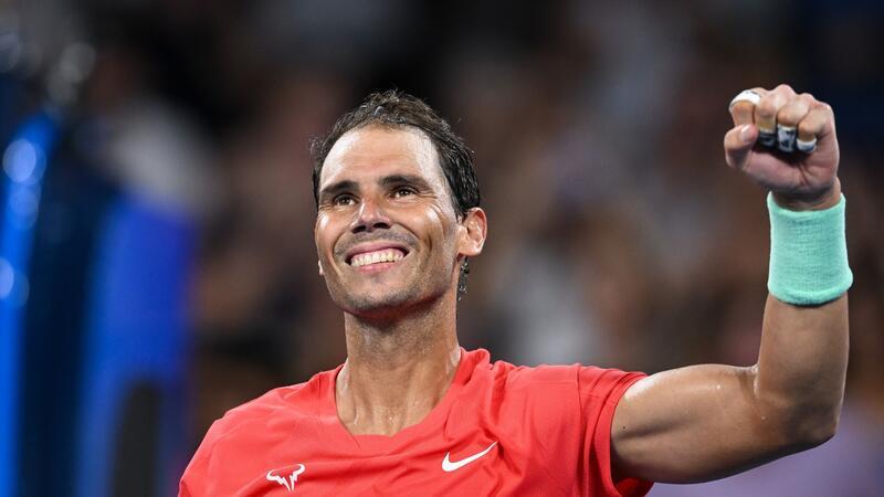 Nadal bei Comeback in Brisbane im Viertelfinale Rafael Nadal steht beim Turnier in Brisbane im Viertelfinale.