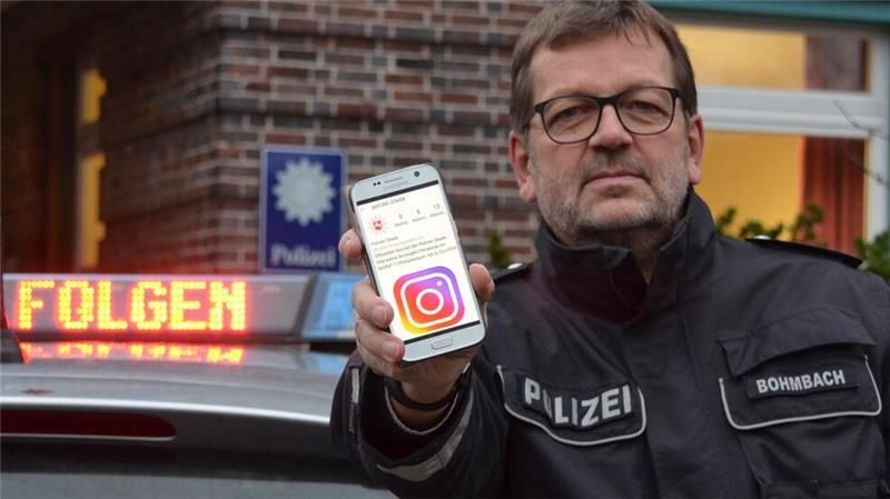 Polizei Stade schmeißt X und Facebook raus Rainer Bohmbach und die Stader Polizei sind nur noch auf Instagram und WhatsApp aktiv.