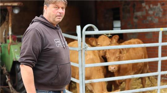 Rainer Siedenburg hat seine Rinder wieder: Drei Wochen waren sie verschwunden. Auch in der Samtgemeinde Tarmstedt waren die Tiere unterwegs. Foto: Harscher