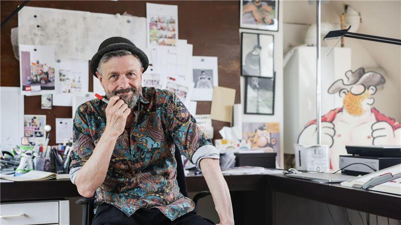 Ralf König wird 65 und ringt mit Siegfried Ralf König arbeitet schon seit zwei Jahren an einem Comic über die Nibelungen.