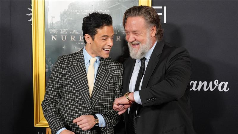 Rami Malek und Russell Crowe bei einer Vorführung des Films. (Archivbild)