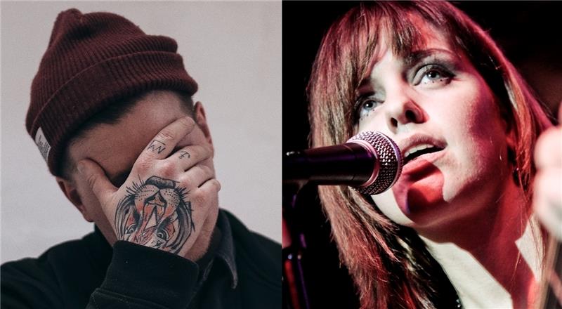 Rapper Nico Suave („Danke“ feat. Xavier Naidoo) und Stefanie Nerpel („The Voice of Germany“) sind zu Gast im Blue Star. Fotos Daus und Rämisch