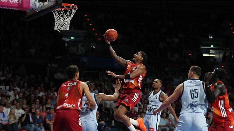 Bayern-Basketballer im Finale - Bamberg verkürzt gegen Alba Rathan-Mayes ragte für die Bayern heraus. (Archivbild)
