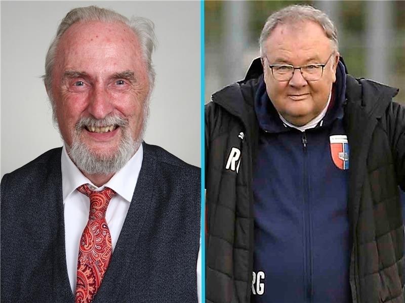 Ratsherr Cornelius van Lessen (links) hat bei D/A Stadionverbot. Er hat Strafanzeige erstattet. D/A-Boss Rigo Gooßen wirft FWG-Chef van Lessen unter anderem Beleidigung vor.