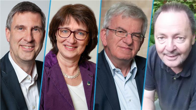 Eichhörnchen und volle Blasen: Dicke Luft im Stader Ratssaal Karsten Behr, Kristina Kilian-Klinge, Reinhard Elfring und Tristan Jorde.