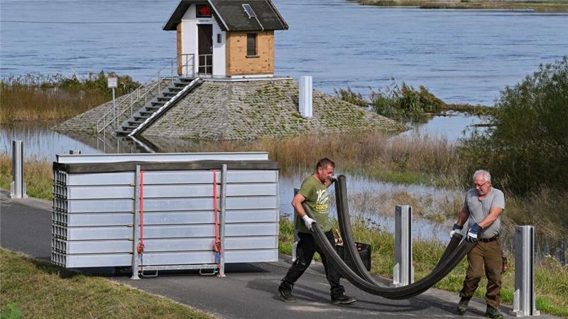 Ratzdorf erwartet höchste Alarmstufe am Dienstag