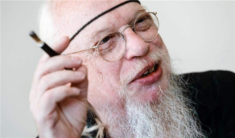 Torfrock: Zurück zu den Anfängen Raymond Voss , Musiker und Mitbegründer der Band Torfrock, spricht über das bevorstehende 40-jährige Bandjubiläum. Foto Scholz/dpa