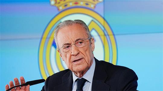 Real Madrid um Präsident Florentino Pérez hat im Negreira-Fall Beschwerde bei der UEFA eingelegt. (Archivbild)