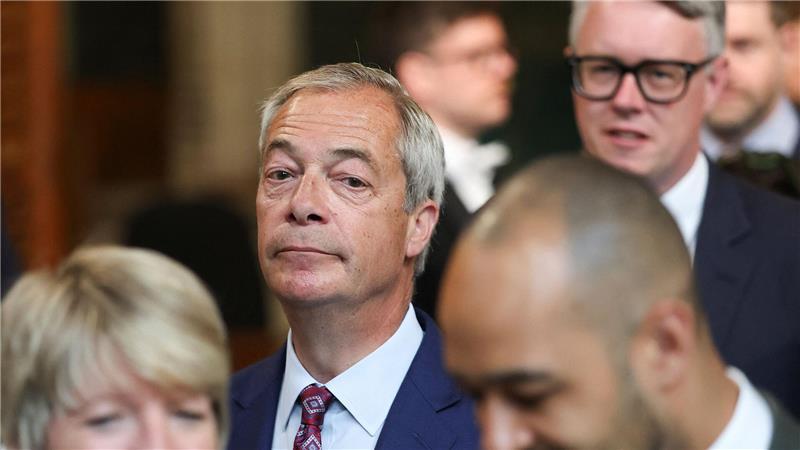 Opfer festgenommen: Polizeifehler löst Rassismus-Debatte aus Rechtspopulist Nigel Farage sieht einen umgekehrten George-Floyd-Moment gekommen. (Archivfoto)