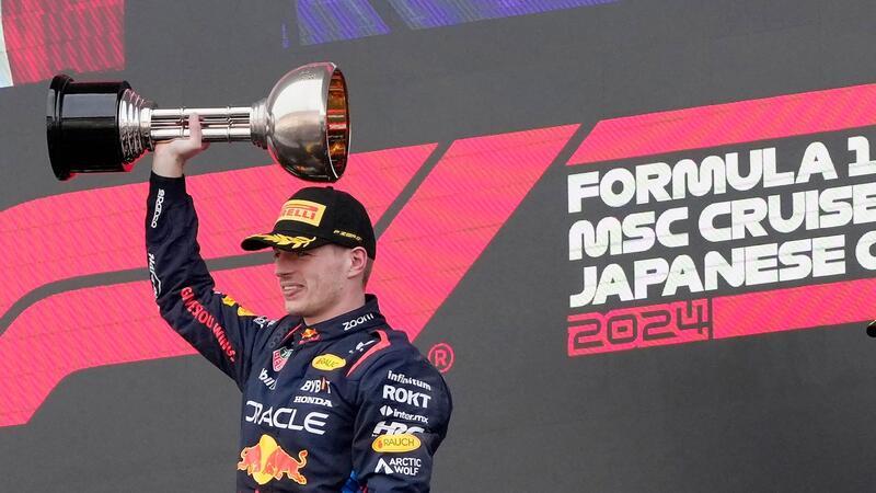 Konkurrenz gibt schon auf: Verstappen rast WM-Titel entgegen Red-Bull-Pilot Max Verstappen hat auch den Großen Preis von Japan gewonnen.