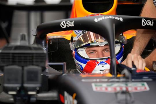 Red-Bull-Pilot Max Verstappen in Aktion.