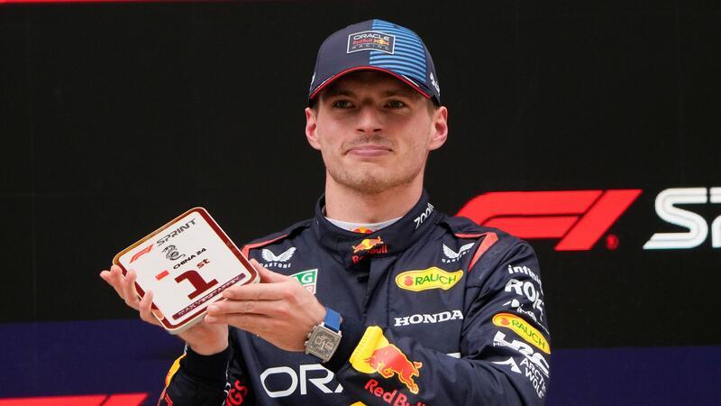 Red-Bull-Pilot Max Verstappen siegte im ersten Sprintrennen der Saison.