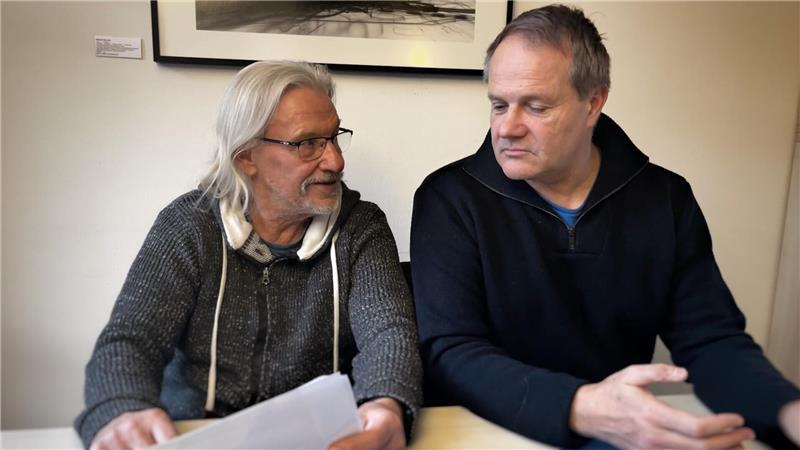 Reinhard Chedor und Andreas Schäfer im Gespräch.