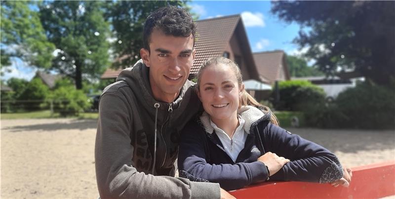 René Dittmer und Chloe Reid in Stade. Foto: Fehlbus