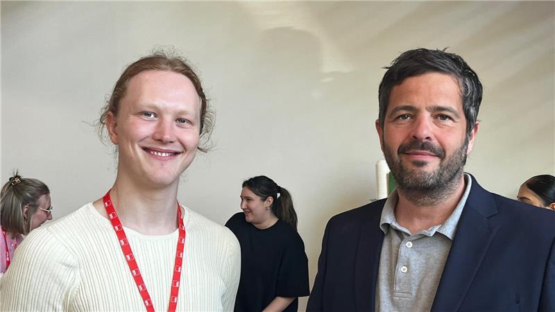 René Wellbrock, Juso aus Loxstedt, und der Daniel Schneider aus Otterndorf.