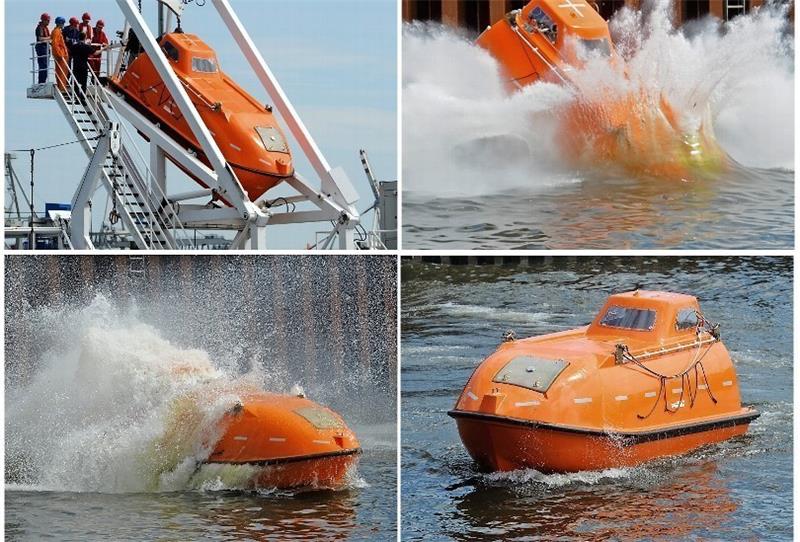 Rettungsboote von Krautsand.