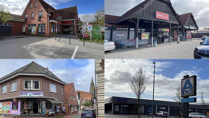 Jork will Lebensmittelmarkt in Estebrügge ansiedeln Rewe, Penny, Este-Markt und Aldi sichern die Versorgung in der Gemeinde Jork - vor allem bei Lebensmitteln.