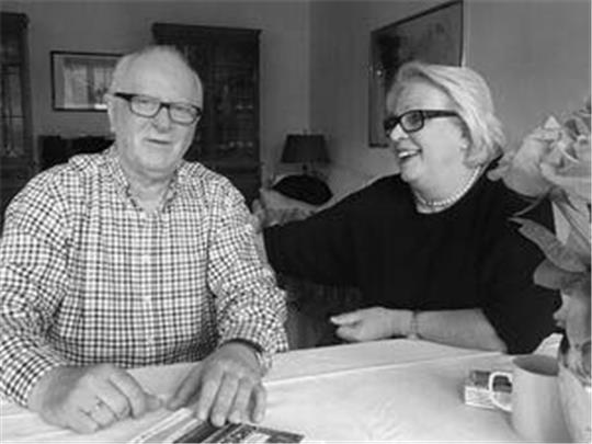 Rhett Waida, hier mit Ehefrau Helga. Foto: Archiv.