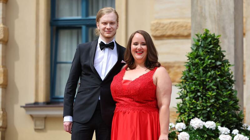 Ricarda Lang und ihr Lebensgefährte Florian Wilsch (Archivbild).