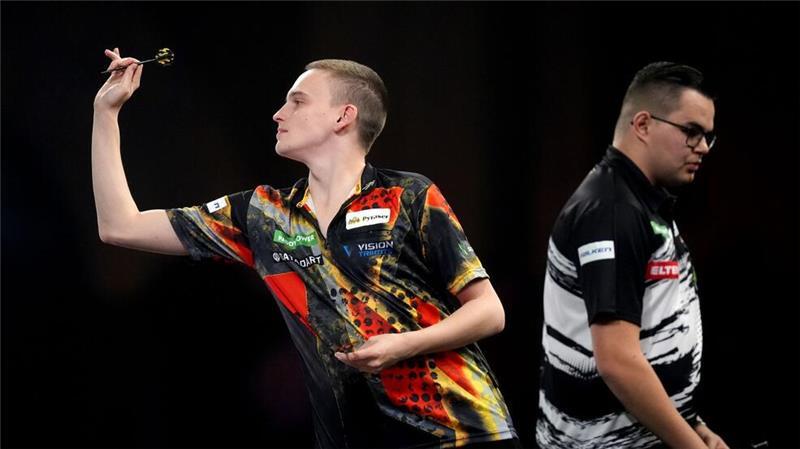 Pietreczko: Deutsche Darts-Hoffnung zwischen Playstation und Einstein Ricardo Pietreczko überraschte gegen Geheimfavorit Gian van Veen.