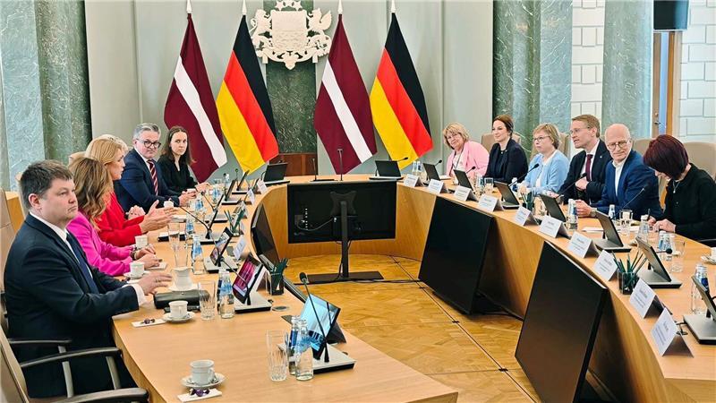 Riga war die letzte Station auf der Reise der Nord-Regierungschefs nach Polen und ins Baltikum. 