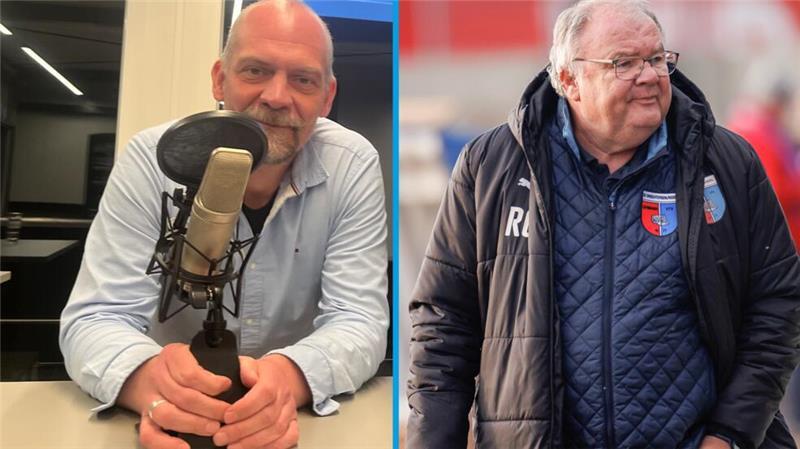 D/A-Podcast: Jetzt spricht Präsident Rigo Gooßen Rigo Gooßen (rechts) sprach im Podcast mit TAGEBLATT-Sportchef Daniel Berlin über die 3. Liga und seine Leidenschaften.