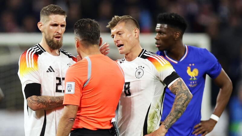 Gute Zeiten, schlechte Zeiten: Auch Kimmich im EM-Kader Robert Andrich (l) und Toni Kroos werden bei der EM im defensiven Mittelfeld agieren.