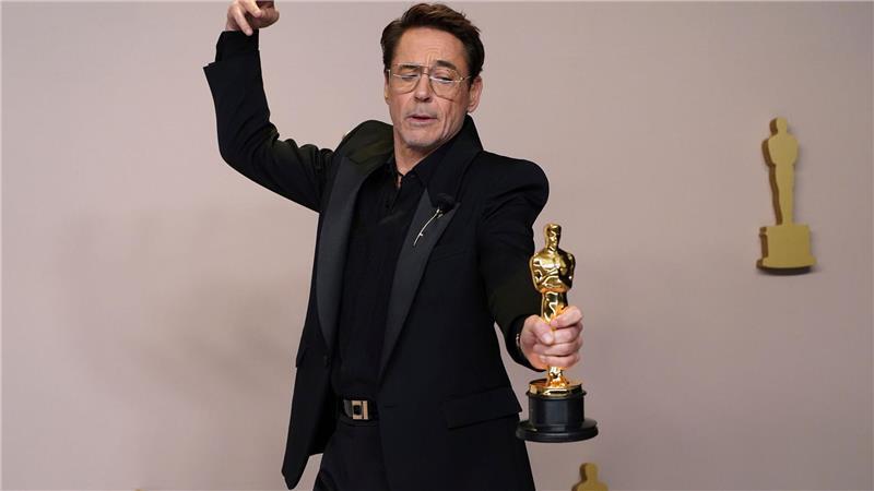 Superheld mit Schwächen - Robert Downey Jr. wird 60 Robert Downey Jr. gewinnt 2024 seinen ersten Oscar. (Archivbild)