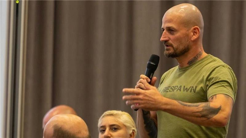 Robert Müller aus Stade war als Soldat in Afghanistan. Er engagiert sich seit Jahren für die Rechte der Veteranen.