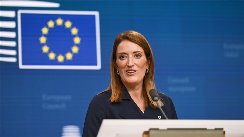 Roberta Metsola sieht den Weg frei für die weitere Arbeit am Handelsabkommen. (Archivbild)