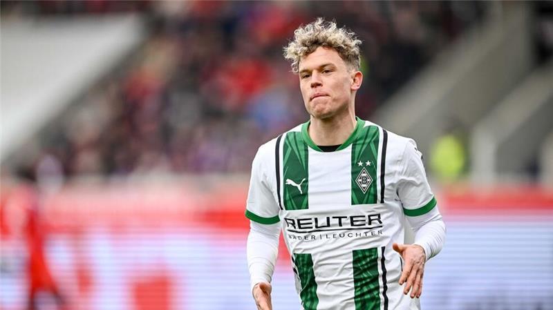 0:3 gegen Gladbach: Heidenheim taumelt weiter Robin Hack traf zur Führung und erzielte das 3:0.