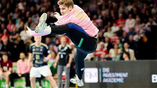 Robin Haug und der HC Hamburg hatten die Rhein-Neckar Löwen zu Gast.
