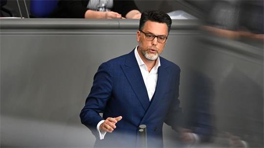 Robin Wagener ist Verteidigungspolitiker der Grünen-Bundestagsfraktion. (Archivfoto)