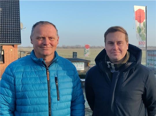 Rolf Michel und Tim Schulenberg. Foto: Lohmann