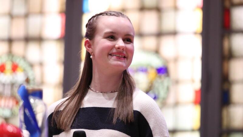Rollkunstläuferin Chiara Eggers vom VfL Stade freute sich im Vorjahr über das Sportstipendium.
