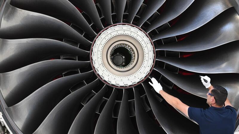 Rolls-Royce baut vor allem Antriebe für Großraumflugzeuge, die auf Langstreckenverbindungen von Kontinent zu Kontinent zum Einsatz kommen.