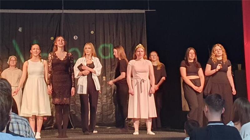 „Romy und Julia“ (frei nach William Shakespeare) war ein zehnmonatiges Projekt des Wahlpfichtkurses Darstellendes Spiel.