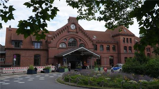 Rot-Grün will den Bahnhof Harburg mit Flächenentsiegelung und Baumpflanzungen widerstandsfähiger gegen Extremwetter machen. (Archivfoto)