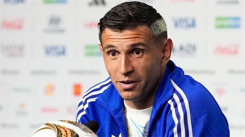 WM-Finale: Was spricht für Spanien? Und was für Argentinien? Routinier im Tor: Argentiniens Emiliano Martínez.