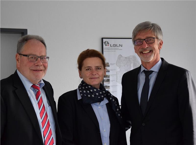Rüdiger Melzel , Viola Rickel und Manfred Gauger (von links). Foto Albus