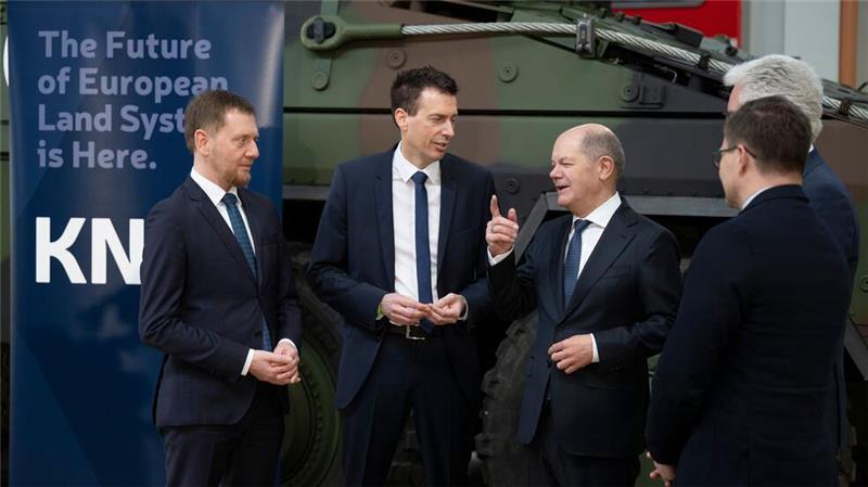 Rüstungsdeal in Görlitz: KNDS übernimmt Alstom-Werk – Scholz und Kretschmer vor Ort